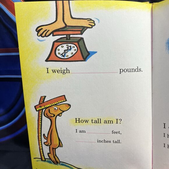 DR SEUSS "My Book About Me" 1st Edition - Published 1969 - CLEAN NO WRITING - Picture 10 of 13